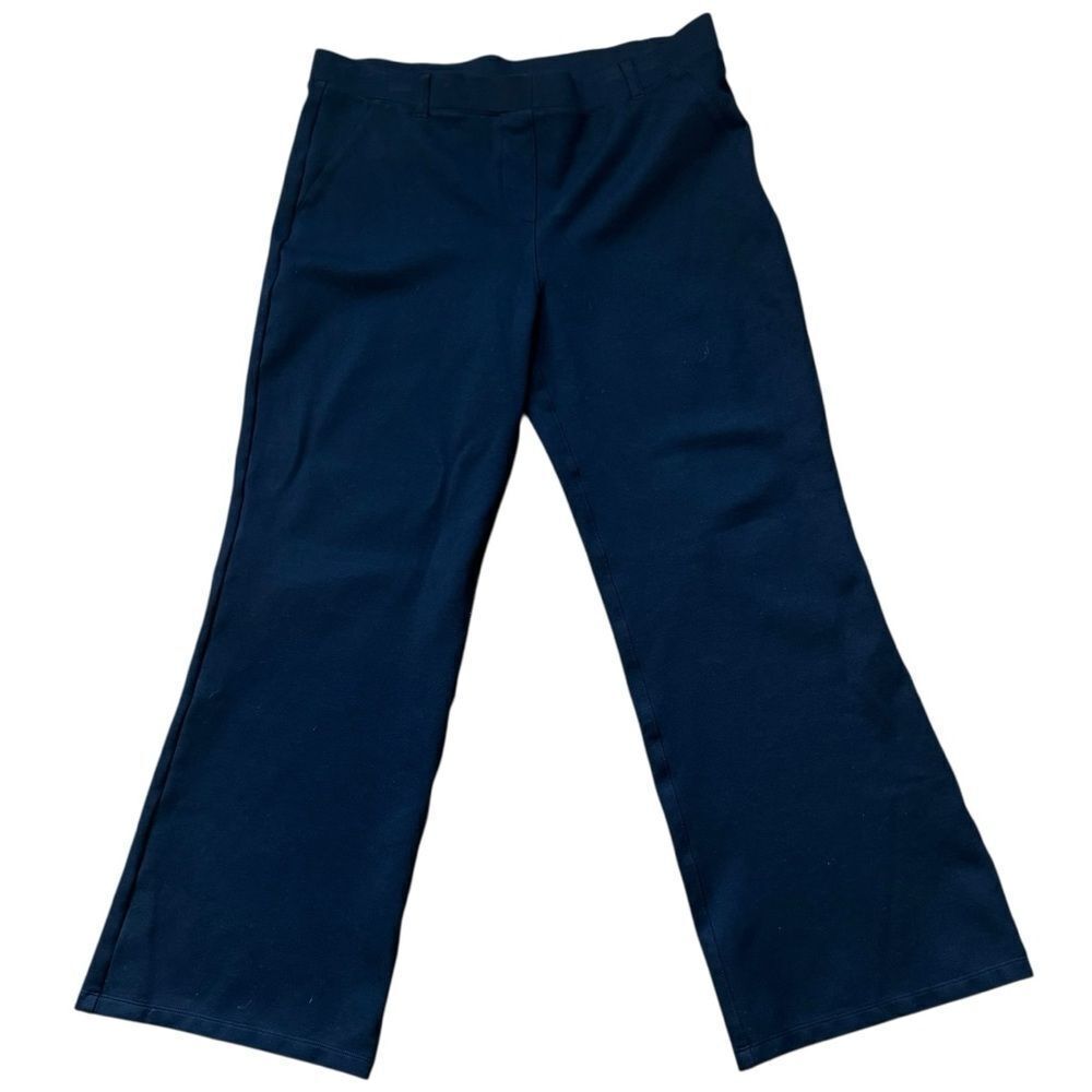 Quince Black Boot Cut Flare Pants High-Rise - Picture 6 of 14